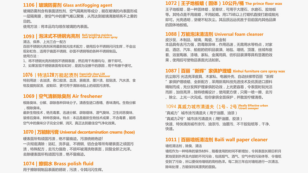 特殊清潔劑